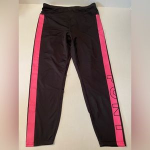 Pony Printed Side Strip Workout Leggings